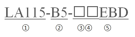 LA115-B5-11EBD